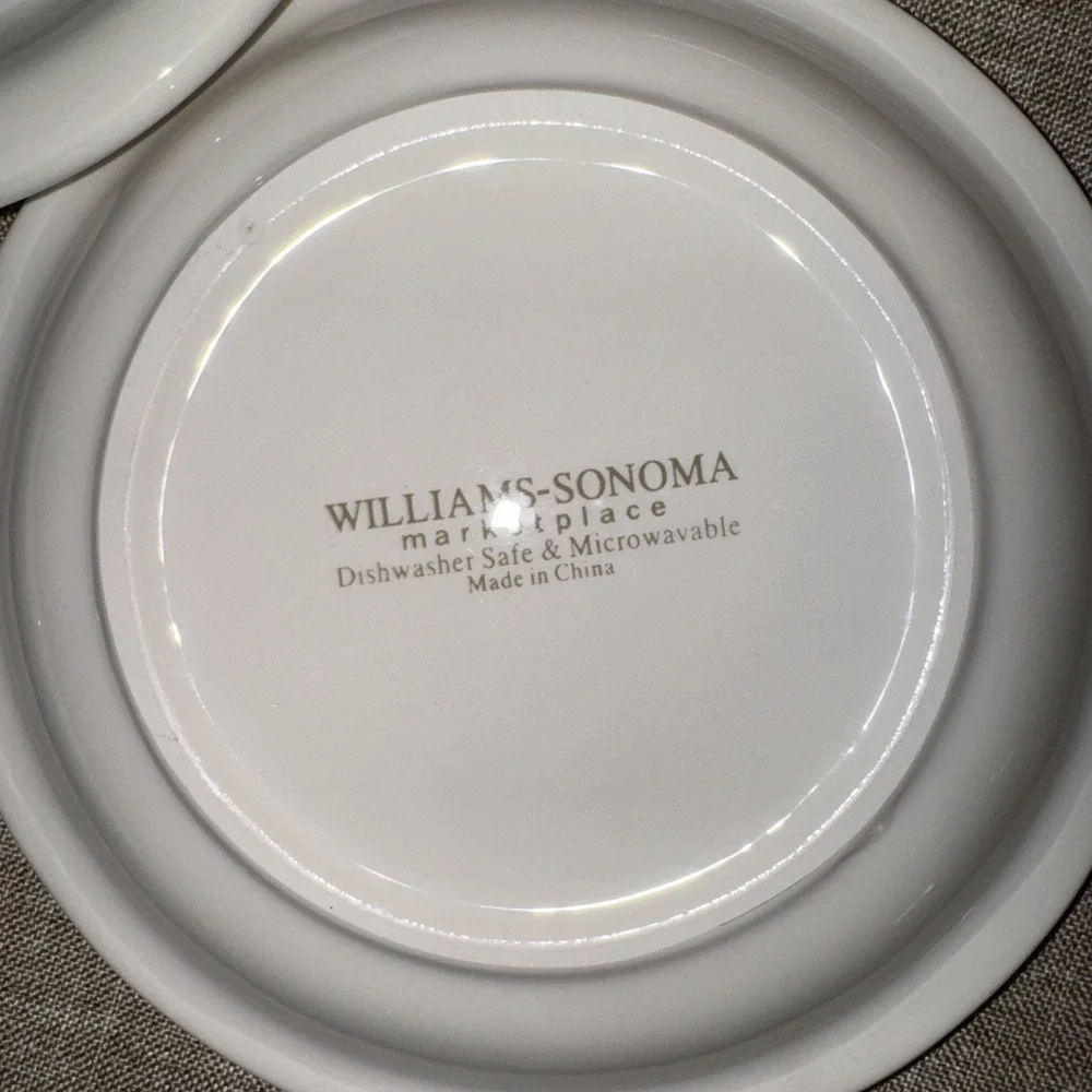 Williams Sonoma Appetizer Plates Cheese Series Dishes‎ Charcuterie Set of 3